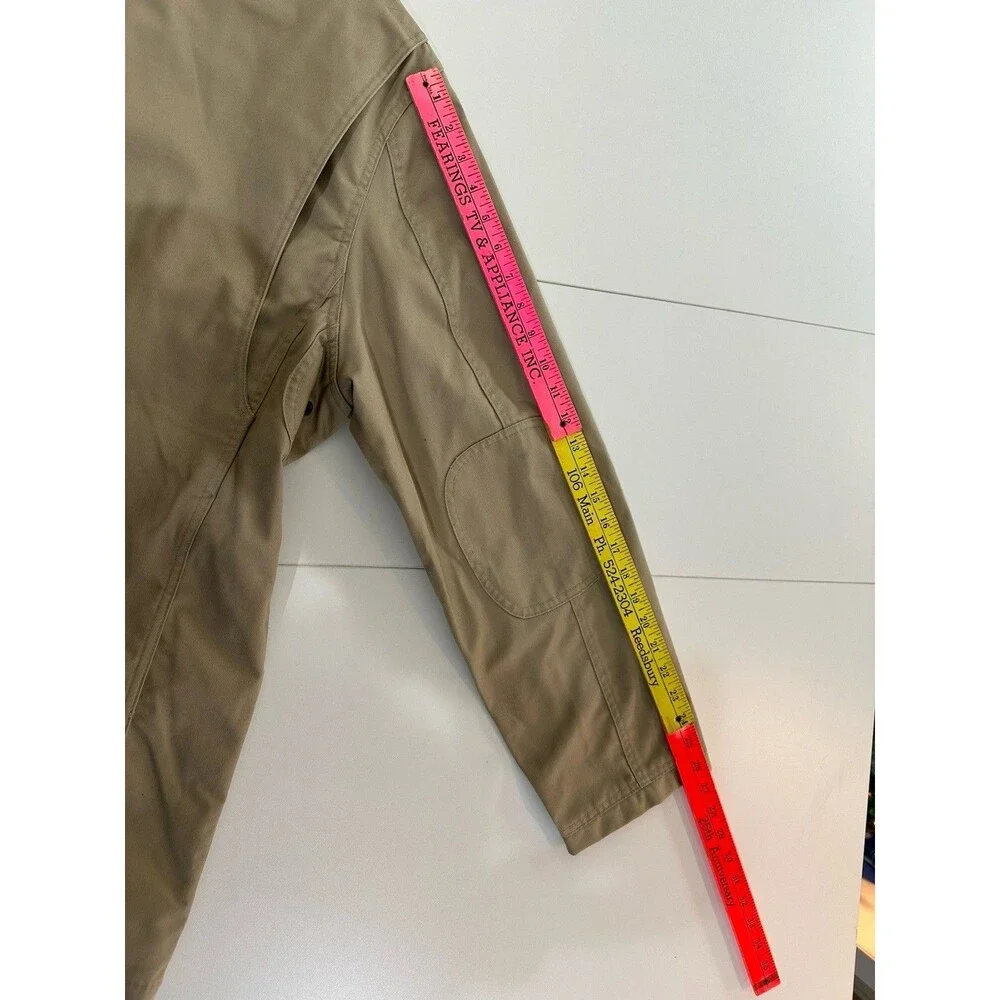 Duluth Trading Jacket XL Tall Khaki Twill Fire Hose Presentation Sport Coat Work
